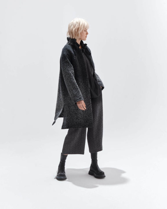 Kedziorek wool coat ombre winter 22